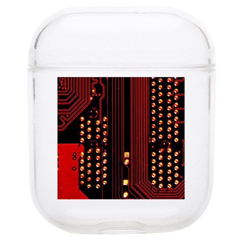 Technology Computer Circuit AirPods 1/2 Case from ArtsNow.com Front