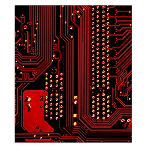 Technology Computer Circuit Duvet Cover Double Side (California King Size) from ArtsNow.com Back