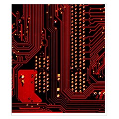 Technology Computer Circuit Duvet Cover Double Side (California King Size) from ArtsNow.com Back