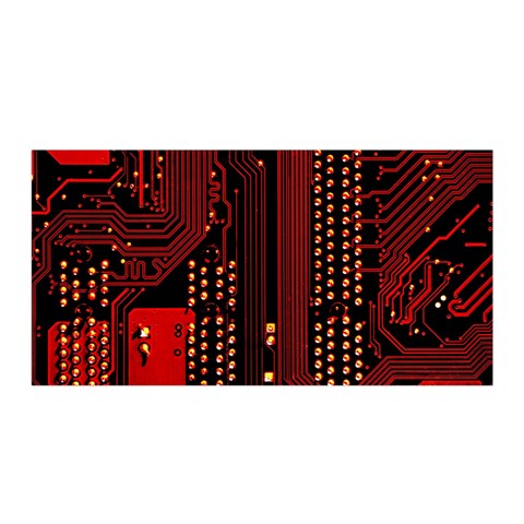 Technology Computer Circuit Satin Wrap 35  x 70  from ArtsNow.com Front