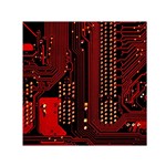 Technology Computer Circuit Square Satin Scarf (30  x 30 )