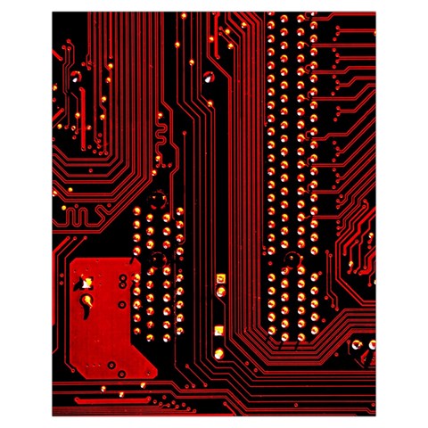 Technology Computer Circuit Drawstring Pouch (XL) from ArtsNow.com Back