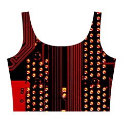 Technology Computer Circuit Midi Sleeveless Dress from ArtsNow.com Top Back