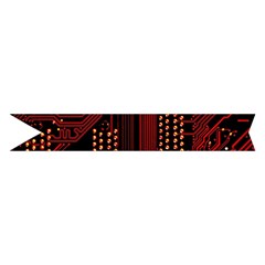 Technology Computer Circuit Midi Wrap Pencil Skirt from ArtsNow.com Hem