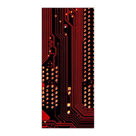 Technology Computer Circuit Pleated Skirt from ArtsNow.com Back Pleats