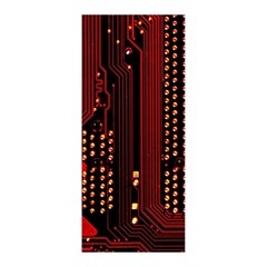 Technology Computer Circuit Pleated Skirt from ArtsNow.com Back Pleats