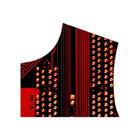 Technology Computer Circuit Women s Button Up Vest from ArtsNow.com Top Left