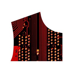 Technology Computer Circuit Women s Button Up Vest from ArtsNow.com Top Right