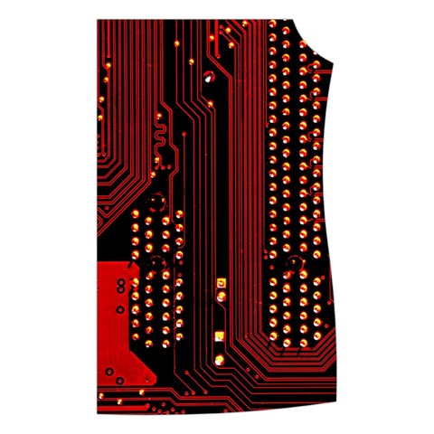 Technology Computer Circuit Women s Button Up Vest from ArtsNow.com Front Left