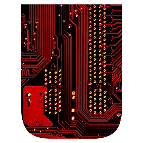 Technology Computer Circuit Waist Pouch (Small) from ArtsNow.com Front Pocket