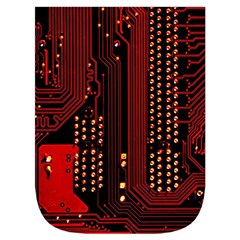 Technology Computer Circuit Waist Pouch (Small) from ArtsNow.com Front Pocket