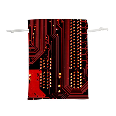 Technology Computer Circuit Lightweight Drawstring Pouch (S) from ArtsNow.com Back