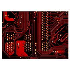 Technology Computer Circuit Wristlet Pouch Bag (Small) from ArtsNow.com Belt Loop