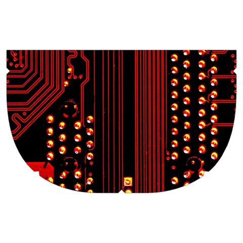 Technology Computer Circuit Make Up Case (Medium) from ArtsNow.com Side Left