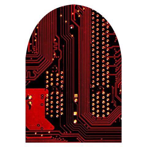 Technology Computer Circuit Microwave Oven Glove from ArtsNow.com Front
