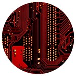 Technology Computer Circuit Round Trivet