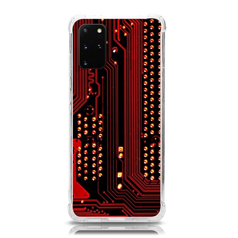 Technology Computer Circuit Samsung Galaxy S20Plus 6.7 Inch TPU UV Case from ArtsNow.com Front