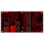 Technology Computer Circuit Banner and Sign 4  x 2 