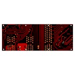 Technology Computer Circuit Banner and Sign 8  x 3 