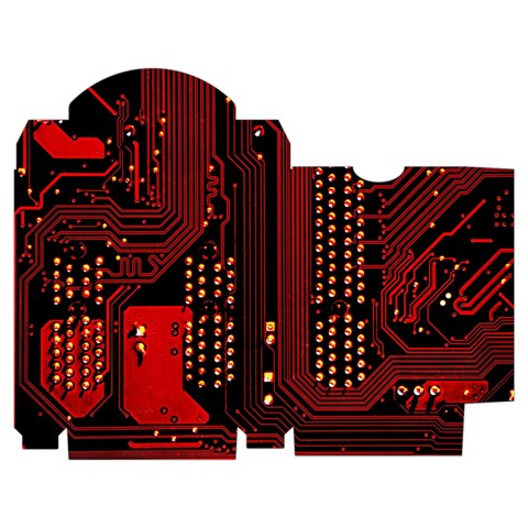 Technology Computer Circuit Playing Cards Single Design (Rectangle) with Custom Box from ArtsNow.com Poker Box