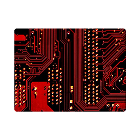 Technology Computer Circuit Premium Plush Fleece Blanket (Mini) from ArtsNow.com 35 x27  Blanket Front