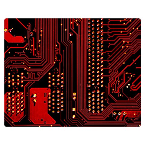 Technology Computer Circuit Premium Plush Fleece Blanket (Medium) from ArtsNow.com 60 x50  Blanket Front