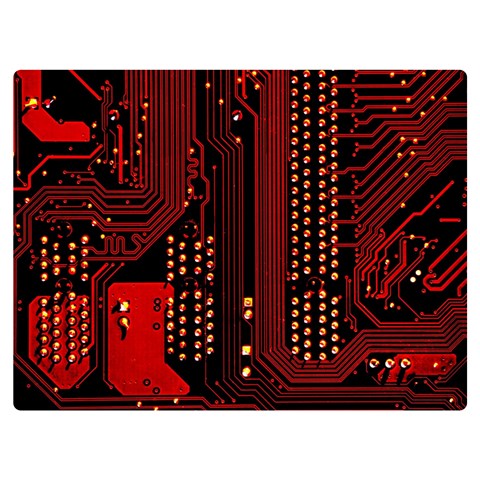 Technology Computer Circuit Premium Plush Fleece Blanket (Extra Small) from ArtsNow.com 40 x30  Blanket Front