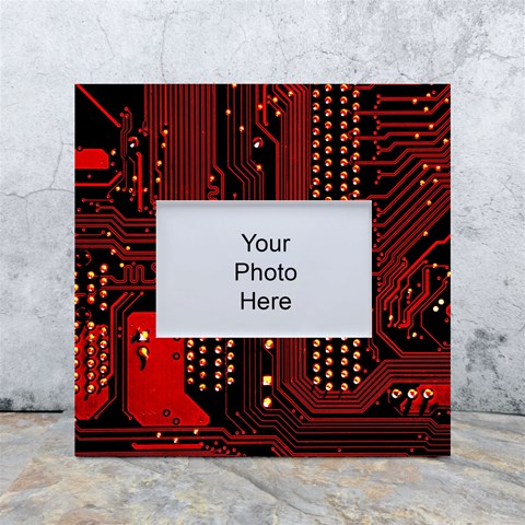 Technology Computer Circuit White Box Photo Frame 4  x 6  from ArtsNow.com Front