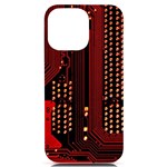 Technology Computer Circuit iPhone 14 Pro Max Black UV Print Case