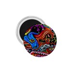 Psychedelic Trippy Hippie  Weird Art 1.75  Magnets