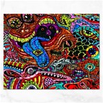 Psychedelic Trippy Hippie  Weird Art Rectangular Jigsaw Puzzl