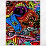 Psychedelic Trippy Hippie  Weird Art Canvas 12  x 16 