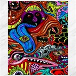Psychedelic Trippy Hippie  Weird Art Canvas 16  x 20 