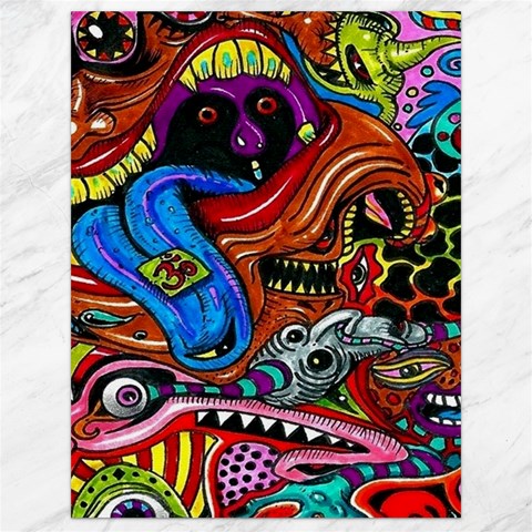 Psychedelic Trippy Hippie  Weird Art Canvas 18  x 24  from ArtsNow.com 17.8 x23.08  Canvas - 1