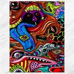 Psychedelic Trippy Hippie  Weird Art Canvas 18  x 24 