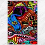 Psychedelic Trippy Hippie  Weird Art Canvas 20  x 30 