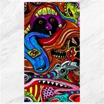 Psychedelic Trippy Hippie  Weird Art Canvas 40  x 72 