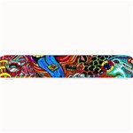 Psychedelic Trippy Hippie  Weird Art Small Bar Mat