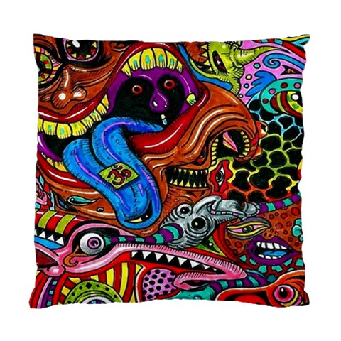 Psychedelic Trippy Hippie  Weird Art Standard Cushion Case (Two Sides) from ArtsNow.com Front
