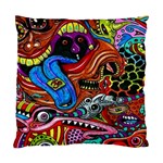 Psychedelic Trippy Hippie  Weird Art Standard Cushion Case (Two Sides)