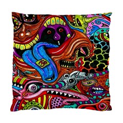 Psychedelic Trippy Hippie  Weird Art Standard Cushion Case (Two Sides) from ArtsNow.com Back