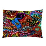 Psychedelic Trippy Hippie  Weird Art Pillow Case