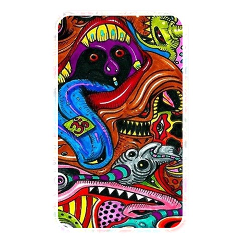 Psychedelic Trippy Hippie  Weird Art Memory Card Reader (Rectangular) from ArtsNow.com Front