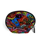 Psychedelic Trippy Hippie  Weird Art Accessory Pouch (Small)