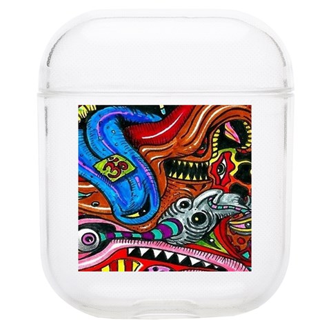 Psychedelic Trippy Hippie  Weird Art AirPods 1/2 Case from ArtsNow.com Front
