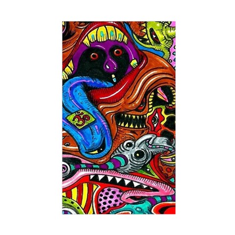 Psychedelic Trippy Hippie  Weird Art Duvet Cover Double Side (Single Size) from ArtsNow.com Front