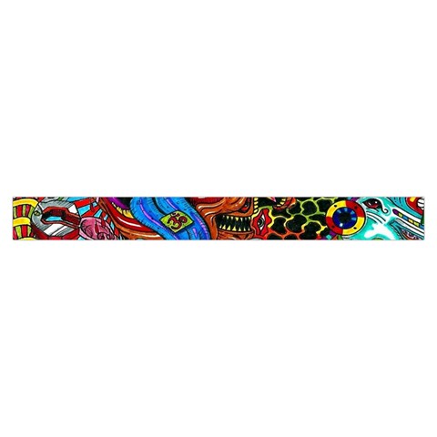 Psychedelic Trippy Hippie  Weird Art Zipper Large Tote Bag from ArtsNow.com Strap
