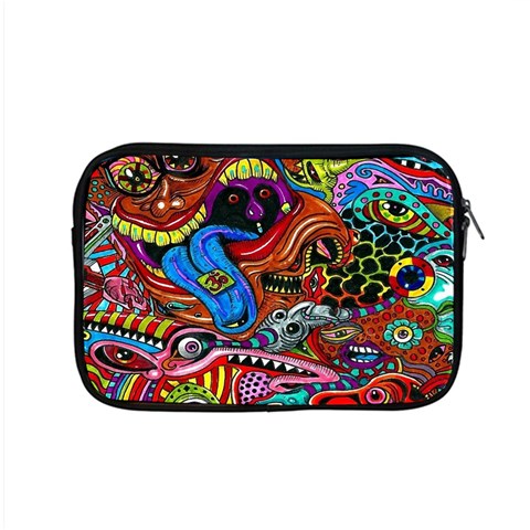 Psychedelic Trippy Hippie  Weird Art Apple MacBook Pro 15  Zipper Case from ArtsNow.com Front