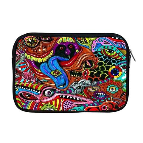Psychedelic Trippy Hippie  Weird Art Apple MacBook Pro 17  Zipper Case from ArtsNow.com Front