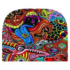Psychedelic Trippy Hippie  Weird Art Make Up Case (Small) from ArtsNow.com Back